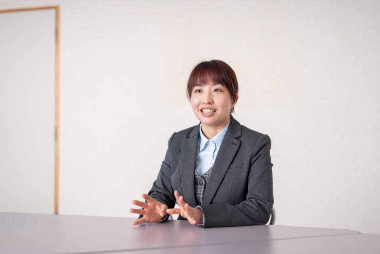 インタビューの様子